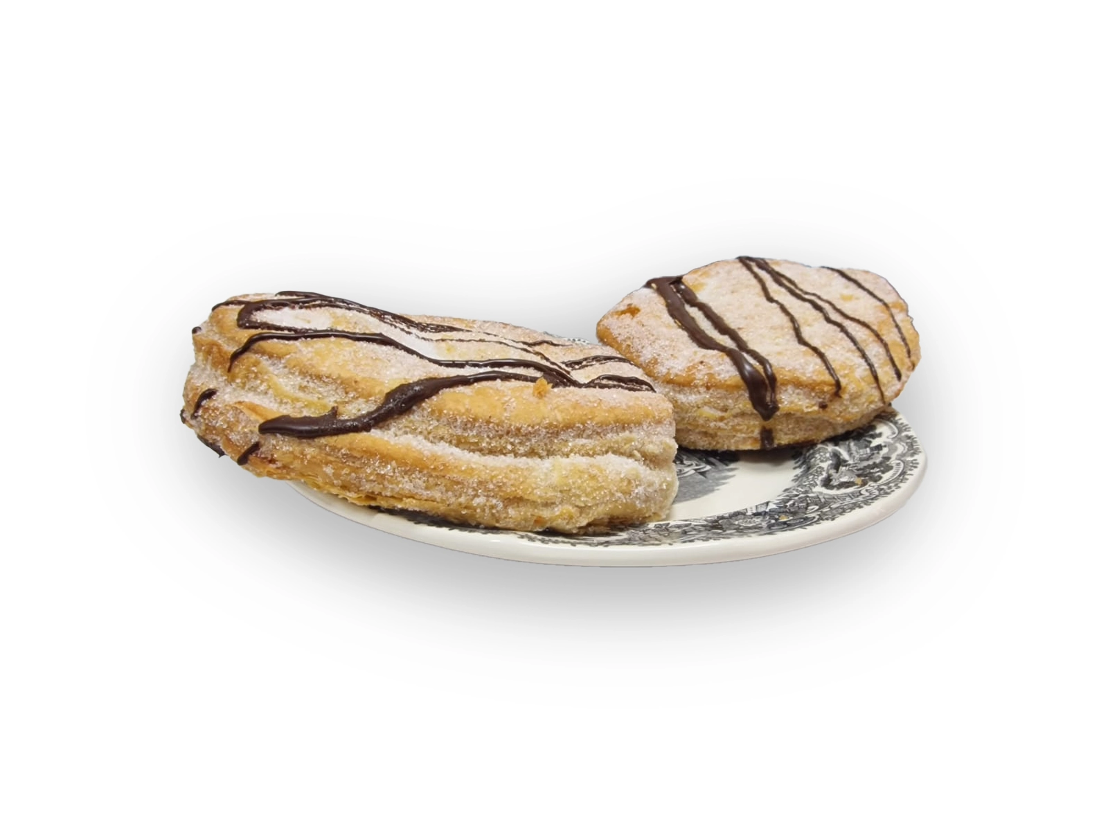 Manolete relleno de chocolate